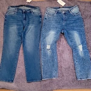 2 pairs of Bloomchic Jeans - size 16